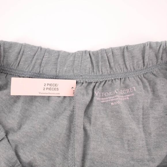 Victoria’s Secret Cotton Grey/Gray & Pink Ruffles Sleep Shorts - Size M - NWT - Picture 4 of 10